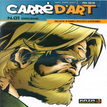 Sortie du numéro 1 de la bande dessinée «Carré d’art» : Un curieux imaginaire, des planches variées