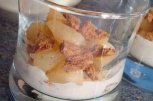 Tiramisu ananas et biscuits