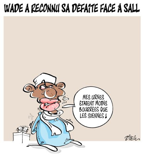 Wade a reconnu sa défaite face à Sall