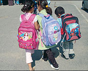 4 014 élèves atteints de scoliose,Le cartable est trop lourd !