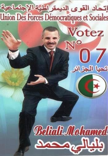 Algérie – Votez Kung Fu candidat!