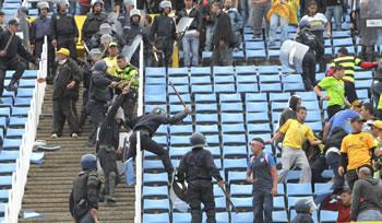 De Graves incidents ont émaillé le Match USMA-USMH,Les hooligans sont de retour