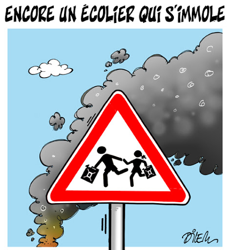 Encore un écolier qui s’immole