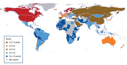 Exploitation des TIC : l’Algérie 118ème sur 142