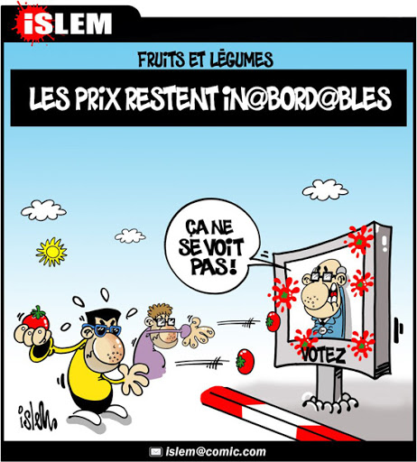 Fruits et légumes,les prix restent inabordables