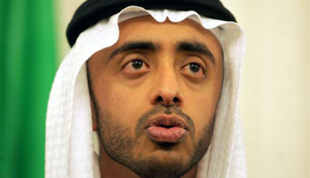 Le ministre émirati des Affaires étrangères en visite de travail en Algérie