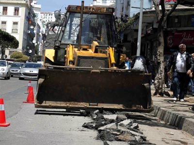 Rue Larbi Ben M’hidi (Alger-centre),Les désagréments de travaux qui perdurent