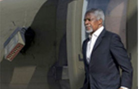 Syrie, selon le projet de résolution 2042,Début de la mission d’observation de l’Onu