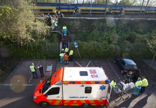 Une soixantaine de blessés dans une collision entre deux trains à Amsterdam