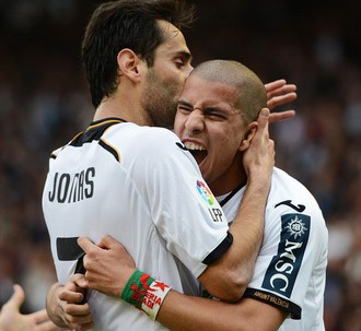 Feghouli et Valence sur le podium