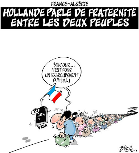 France-Algérie,Hollande parle de fraternité entre les deux  peuples