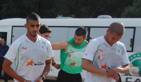Le 2e stage a commencé hier avec 7 joueurs,Première séance d’entraînement à Bouchaoui