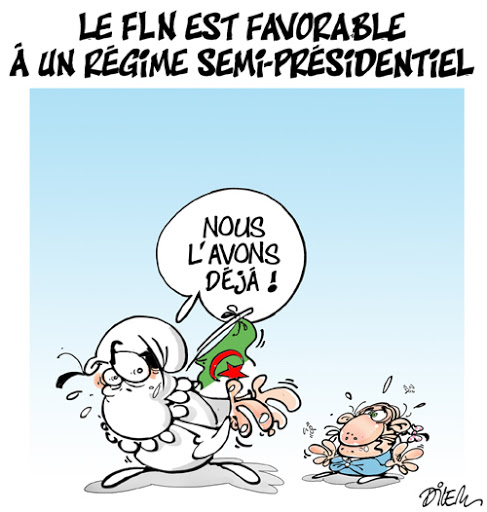 Le FLN est favorable à un régime semi-présidentiel