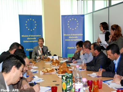 Les observateurs de l’UE réaffirment le caractère indépendant de leur mission “Pas de chèque en blanc pour le gouvernement algérien”