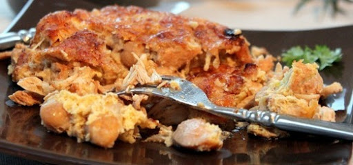 Gratin de poulet aux pois chiches
