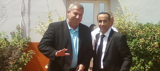 Il est arrivé à 9h à Alger Courbis hier chez Haddad
