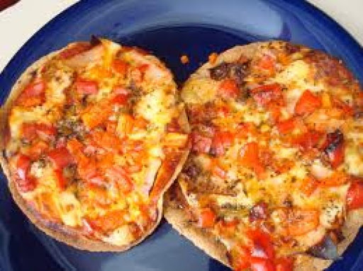 mini pizza aux légumes