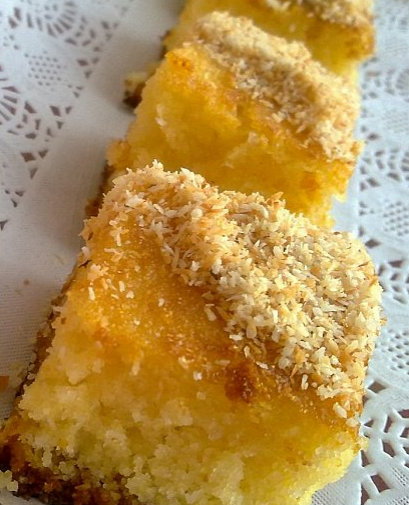 Basboussa à la noix de coco