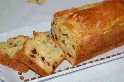 Cake aux raisins secs