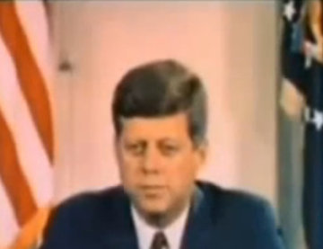 Kennedy félicite l&rsquo;Algérie indépendante 1962