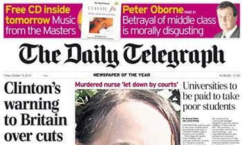 Le quotidien Britanique the telegraph profane Kassaman,Quand l&rsquo;humour british perd ses racines