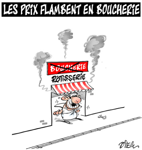 Les prix flambent en boucherie