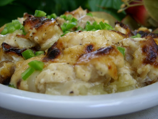 Recette Gratin de pommes de terre et poulet