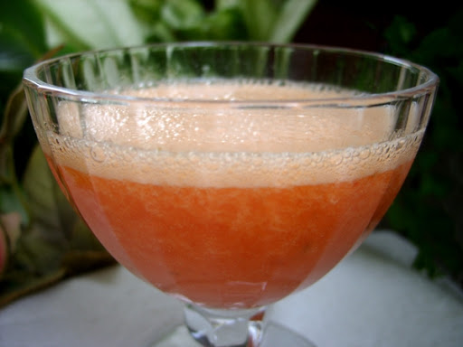 Recette Jus de pêches et fraises