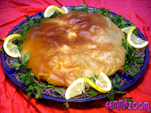 Recette Pastilla au poisson et aux fruits de mer