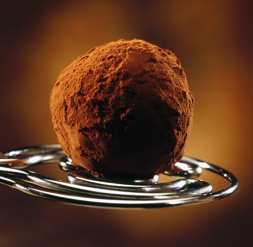 Truffes au chocolat noir