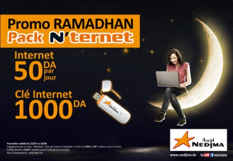 Une première en Algérie chez Nedjma, Internet en mobilité avec une formule journalière exclusive
