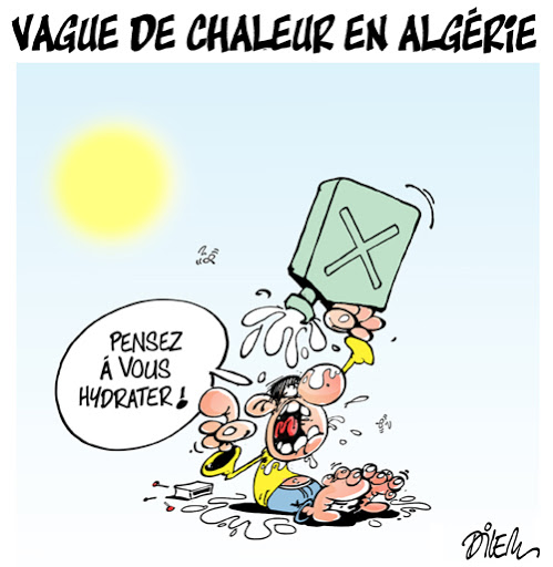 Vague de chaleur en Algérie