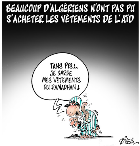 Beaucoup d&rsquo;algériens n&rsquo;ont pas pu s&rsquo;acheter les vêtements de l&rsquo;Aid