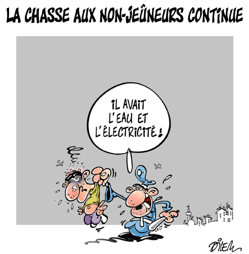 La chasse aux non-jeûneurs continue