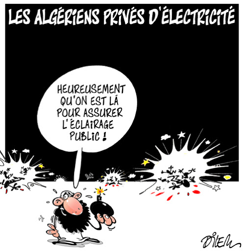 Les algériens privés d’électricité