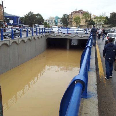 Les pluies inondent Bejaia et Bouira