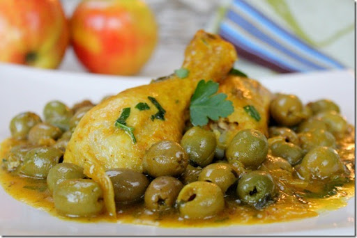 Poulet aux olives
