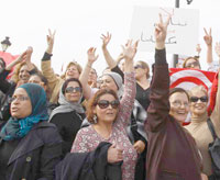 Tunisie, Tensions sur plusieurs fronts