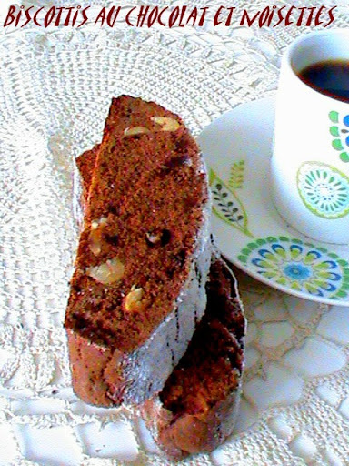 Biscottis Au Chocolat Et Noisettes