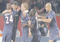 Champions League Groupe A/ Paris, retrouvailles réussies