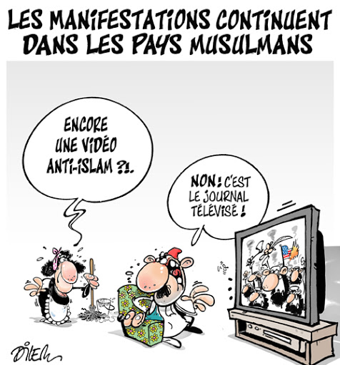 Les manifestations continuent dans les pays musulmans