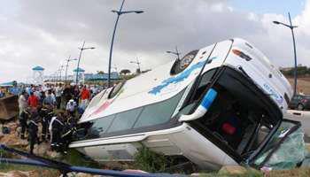 Maroc: 42 morts dans l&rsquo;accident d&rsquo;un autocar au sud de Marrakech