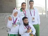 Omnisports/ Jeux paralympiques 2012, Les athlètes algériens accueillis par le nouveau MJS