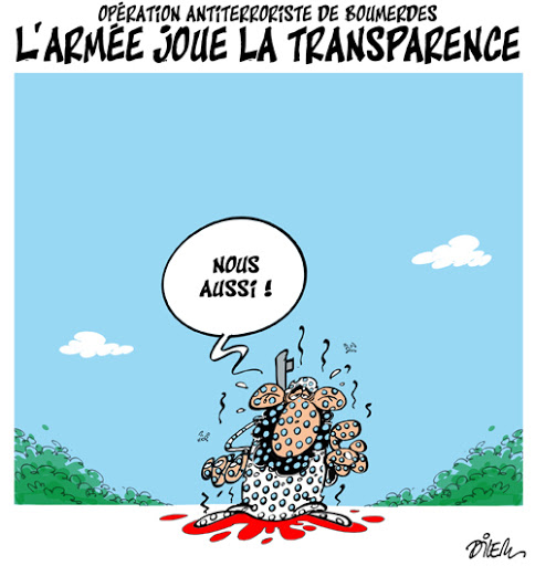 Opération antiterroriste de Boumerdes,l&rsquo;Armée joue la transparence