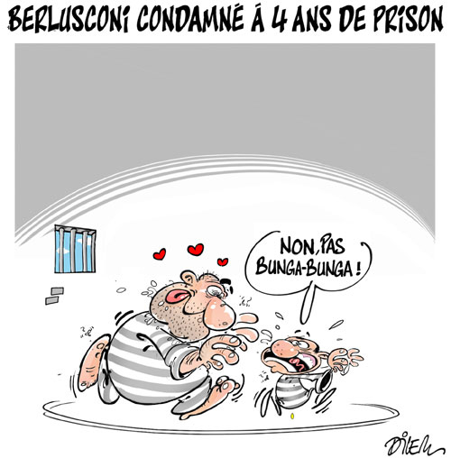 Berlusconi condamné à 4 ans de prison