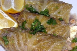 Choux farci à la viande- Dolma Krombet