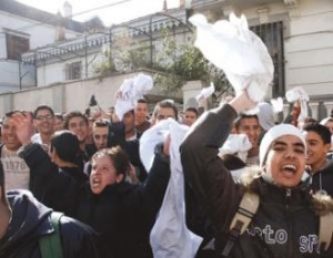 Déficit d’enseignants,Les lycéens en grève