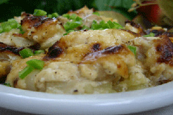 Gratin de pommes de terre et poulet