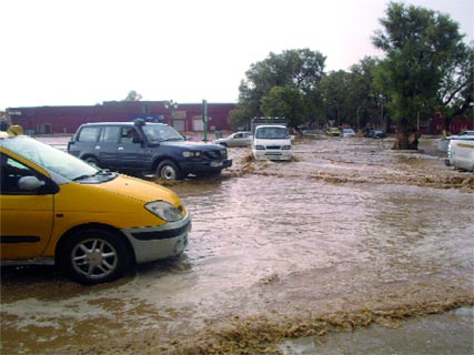 Intempéries à Béchar, Un mort, un disparu et des dégâts matériels