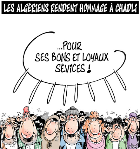 Les Algériens rendent hommage à Chadli